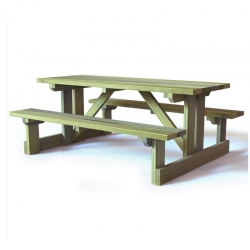 Table de jardin en bois