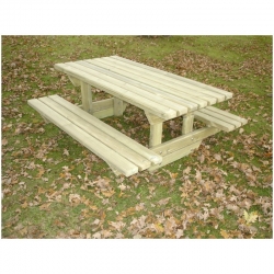 Table pic nic en bois pour enfants